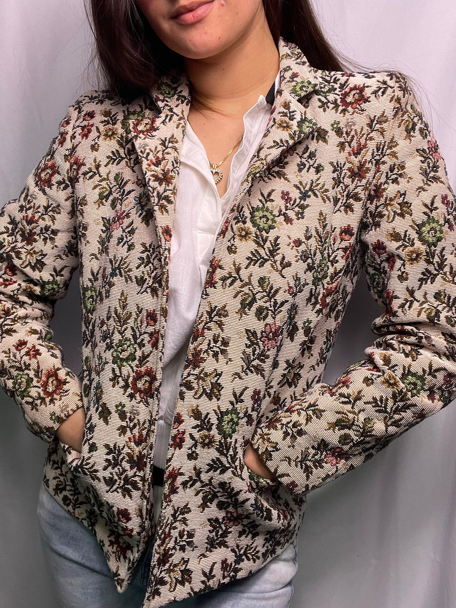 80s tapestry blazer, Size L – Holy Ogre