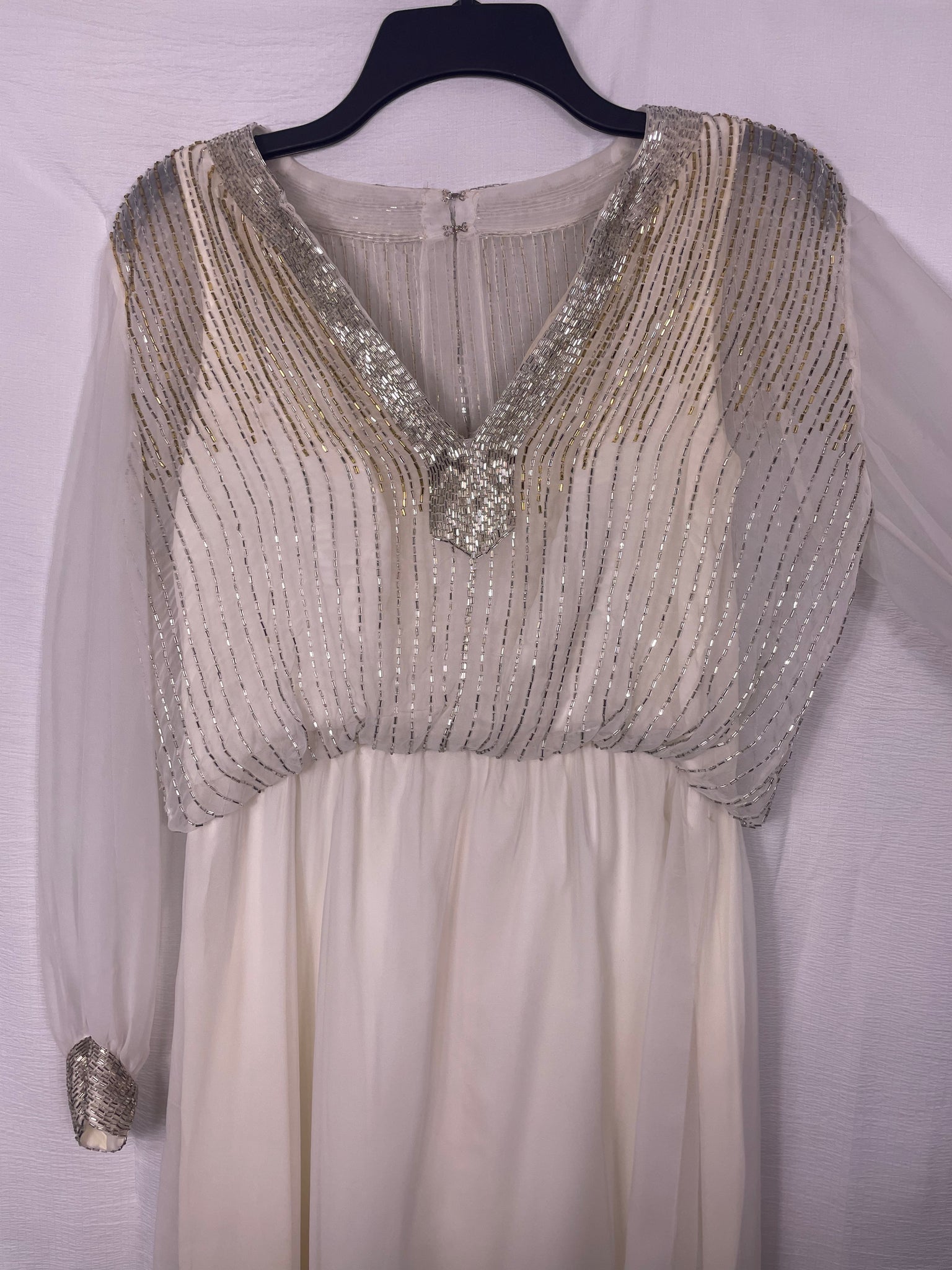 60s handmade blouson dress, Size 8