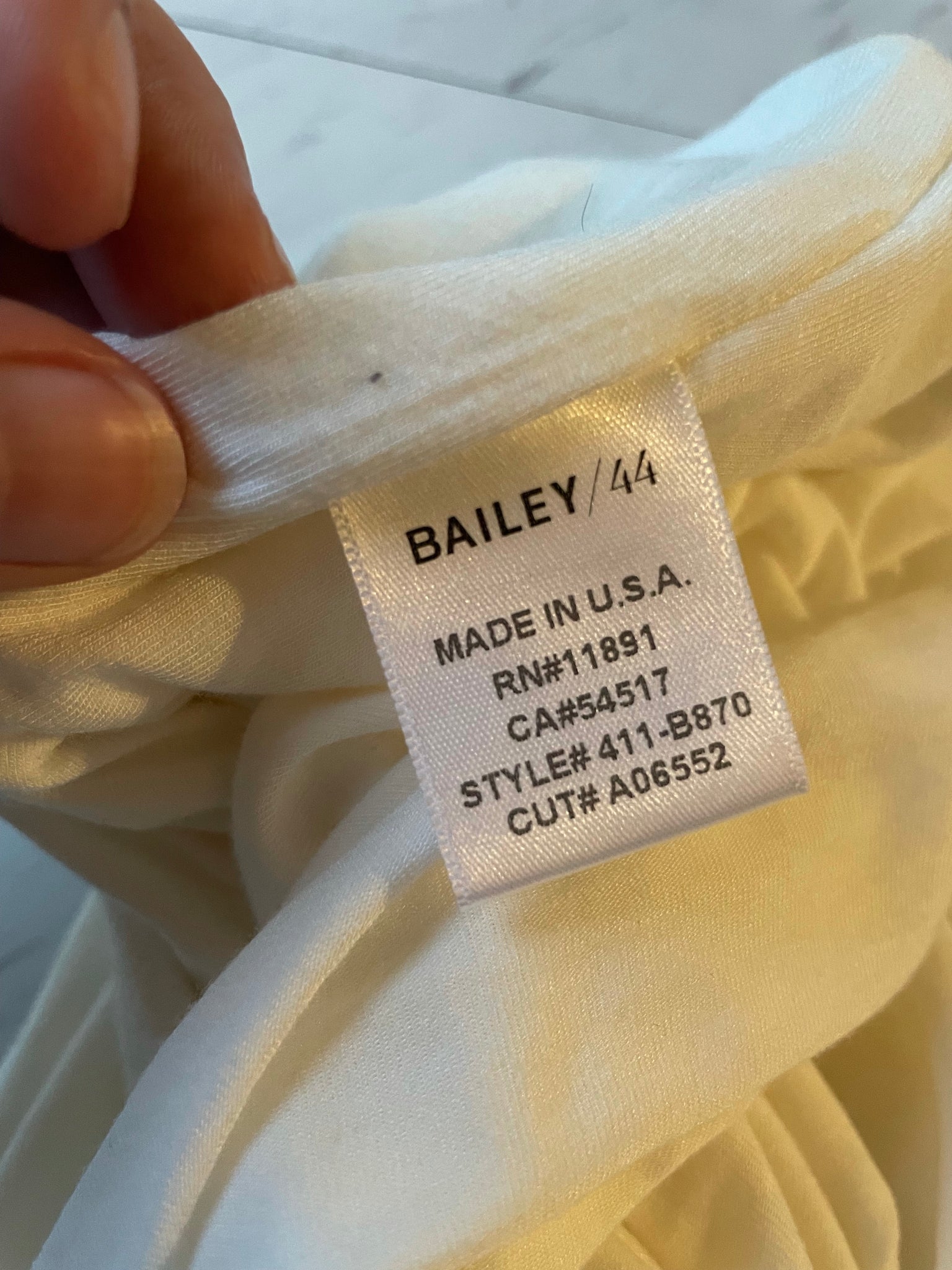 Bailey 44 handkerchief blouse, Size M