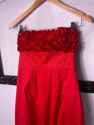 NEW Malandrino red mini dress, Size 2
