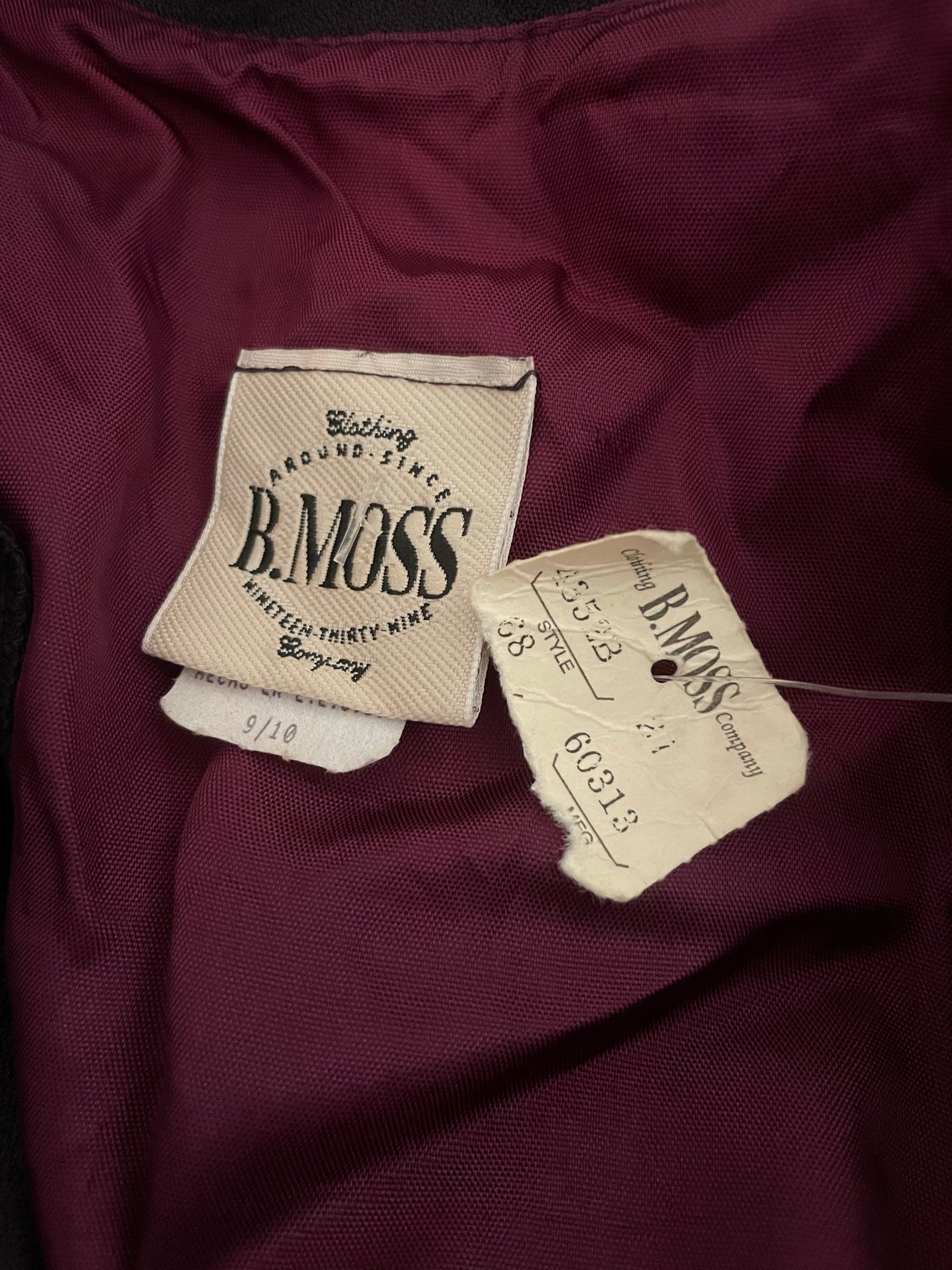 NEW vintage B. Moss blazer, Size 10