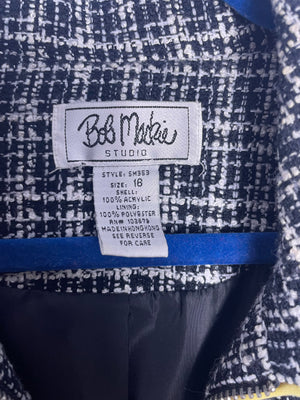 Vintage 80s Bob Mackie jacket, Size 16