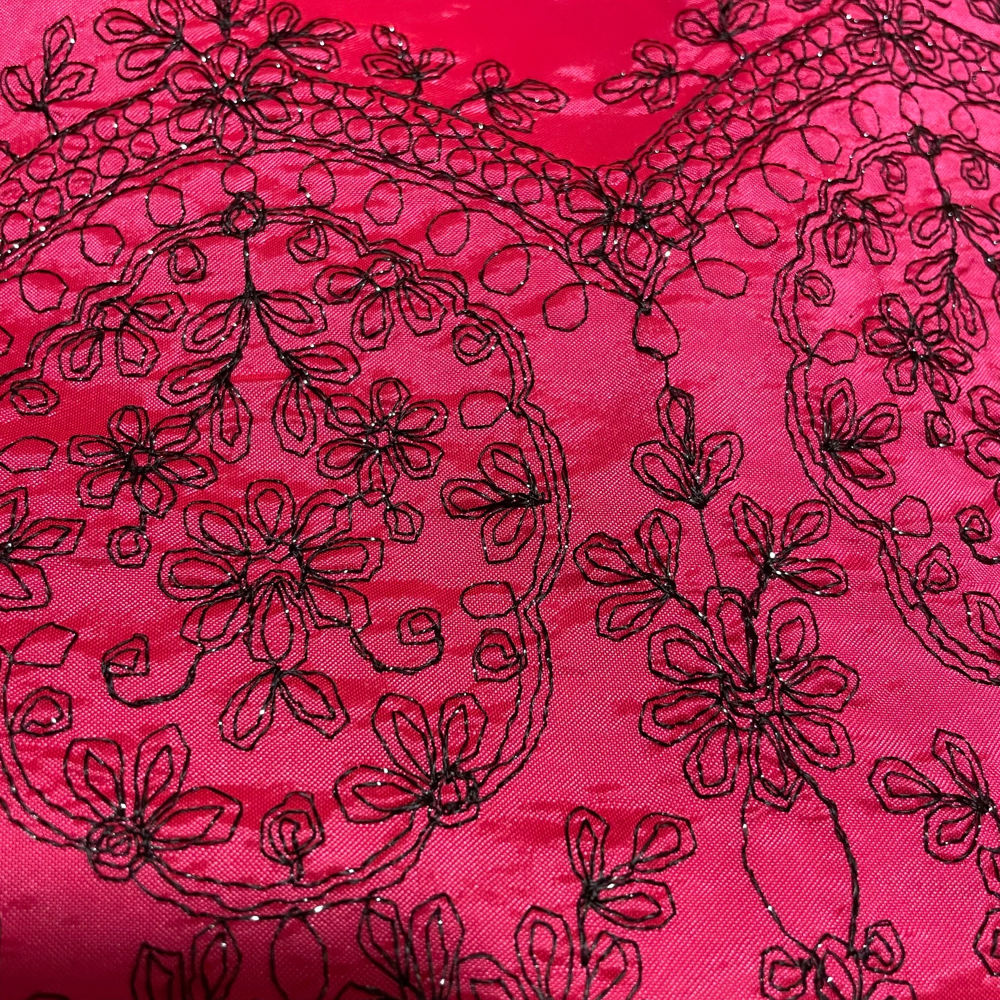 Vintage 90s hot pink blouse, Size 12