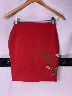 NEW Vintage 90s fruit skirt, Size 2