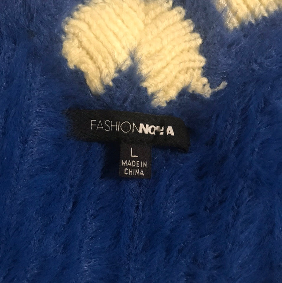 Fashion Nova fuzzy cami, Size L