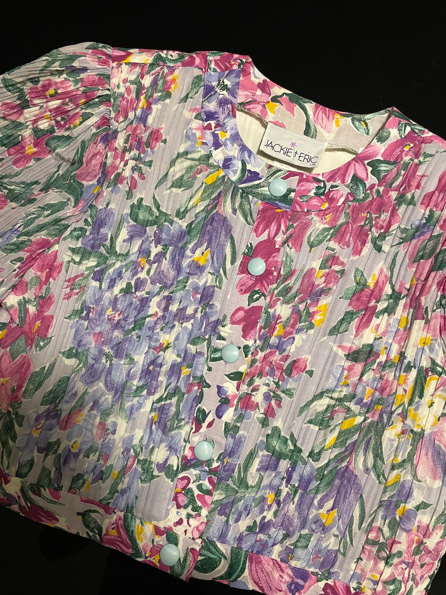NEW Vintage 80s floral blazer, Size 14