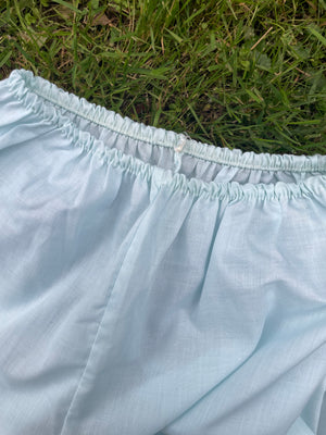 50s baby blue bloomers, Size XS