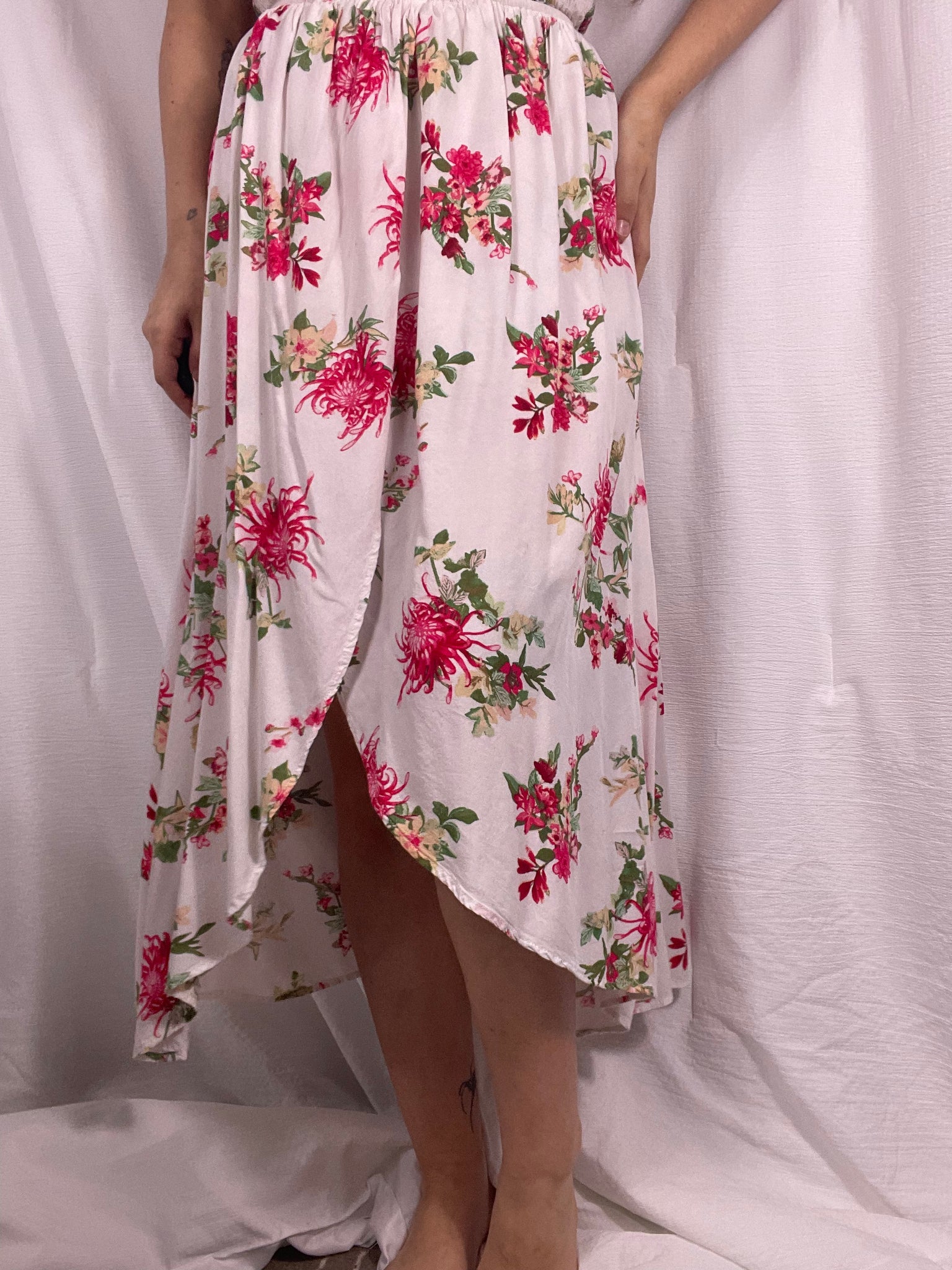 Y2k floral sun dress, Size S