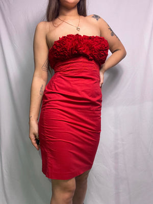 NEW Malandrino red mini dress, Size 2