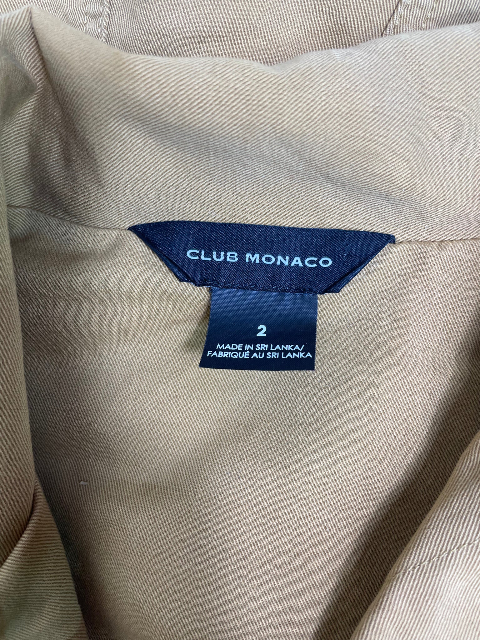 Club Monaco utility romper, Size 2