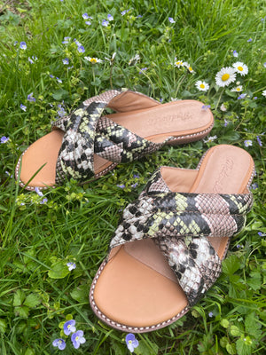 NEW Madewell snakeskin sandals, Size 6