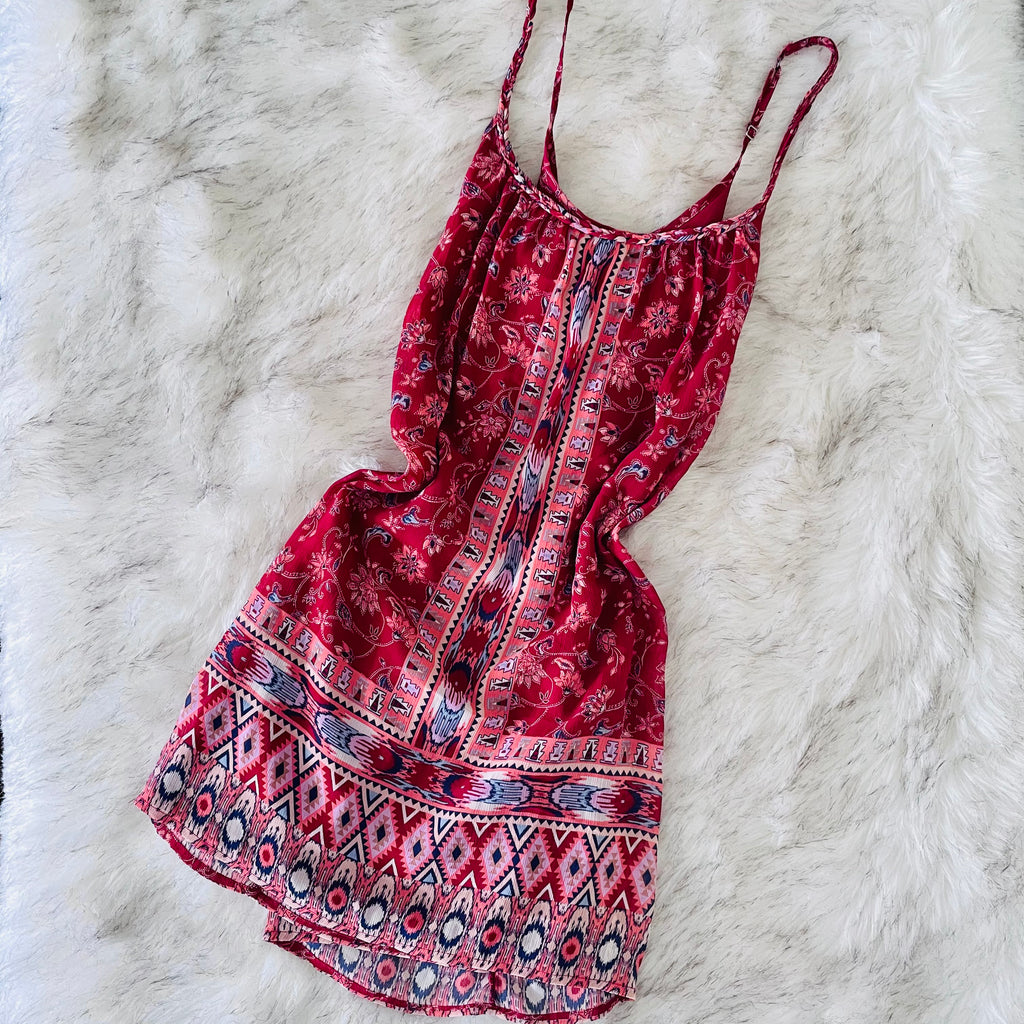 Hollister paisley tank top, Size S