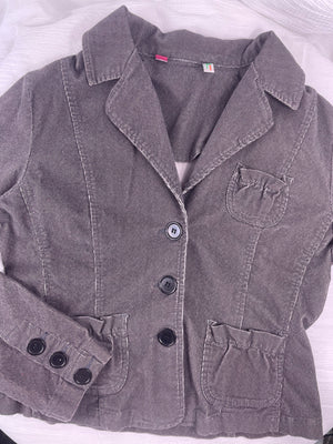 Y2k cropped corduroy jacket, Size L
